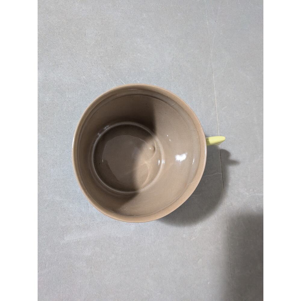 John Quick Penland 2024 Brown & Green Striped Unique Art Pottery Mugs Set Of 2 - Picture 3 of 15